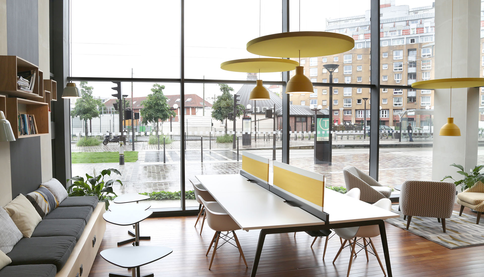 Projective Architecture, étudiants, restaurant universitaire